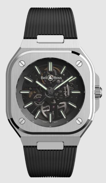 Bell & Ross BR 05 SKELETON NIGHTLUM BR05A-BL-SK-ST/SRB Replica Watch